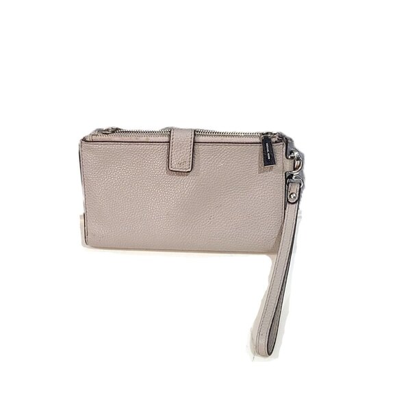 Michael Kors Adele Double Zip Wristlet Wallet 32T8TFDW4L Purse Truffle Leather - Picture 11 of 13